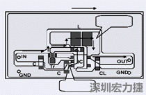 圖2：升壓電路的PCB設(shè)計示例。