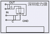 圖3：降壓電路的PCB設(shè)計示例。