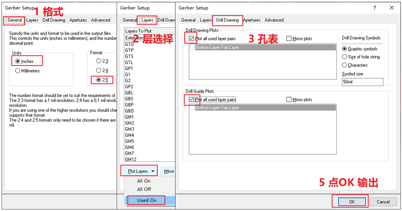 輸出Gerber部分，F(xiàn)ile下選擇 Gerber Files